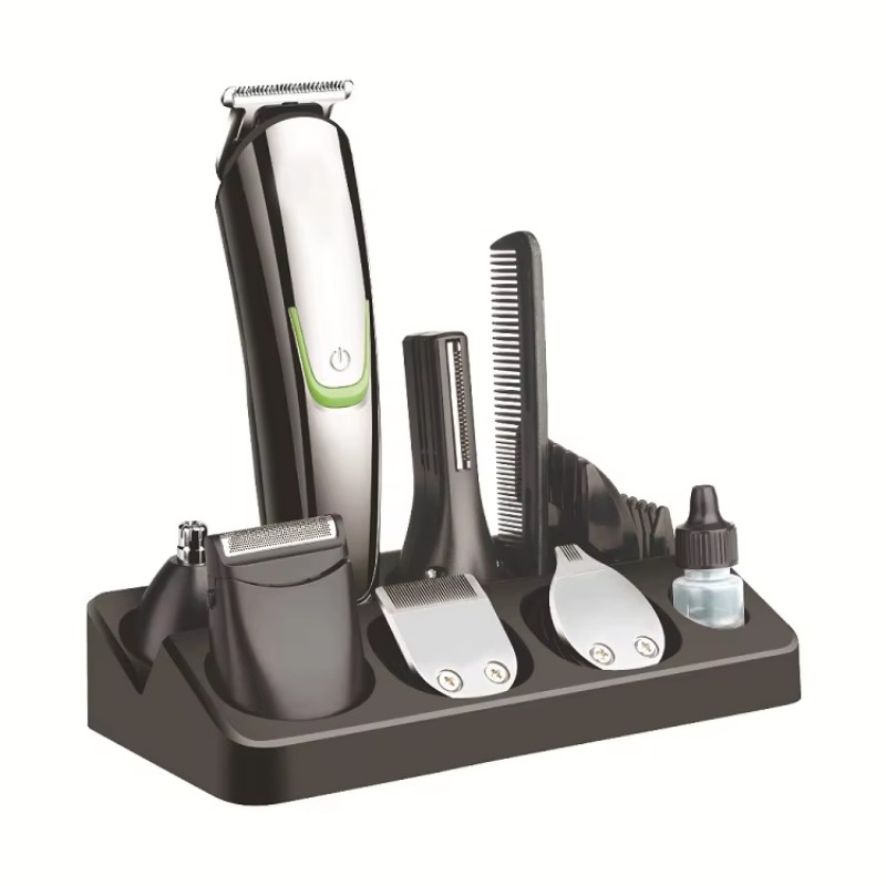 Body Trimmer - Kit de rasage électrique rechargeable 9-en-1