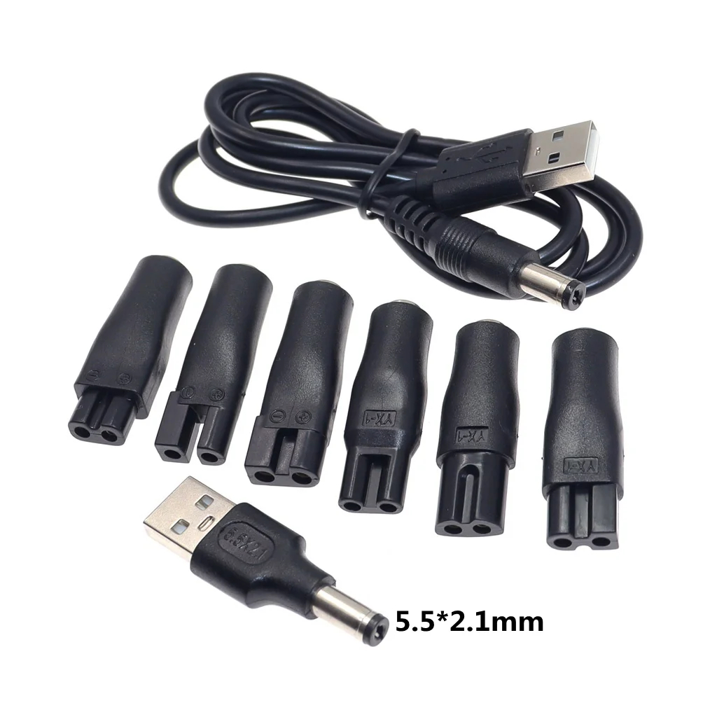 Beard Trimmer - Cordon d'alimentation de remplacement, adaptateur USB