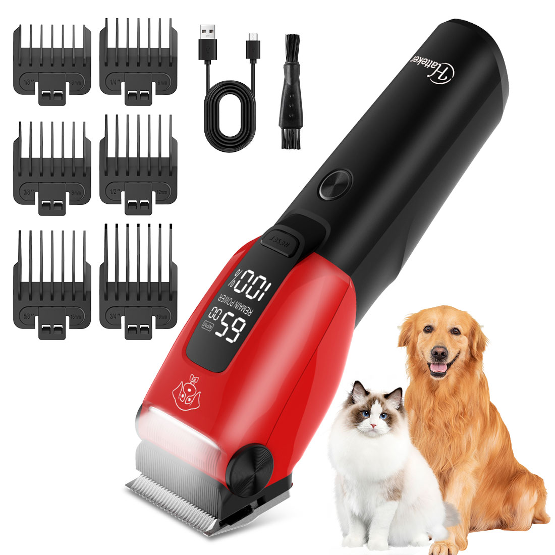 Grooming Kit - Tondeuse électrique pour animaux de compagnie
