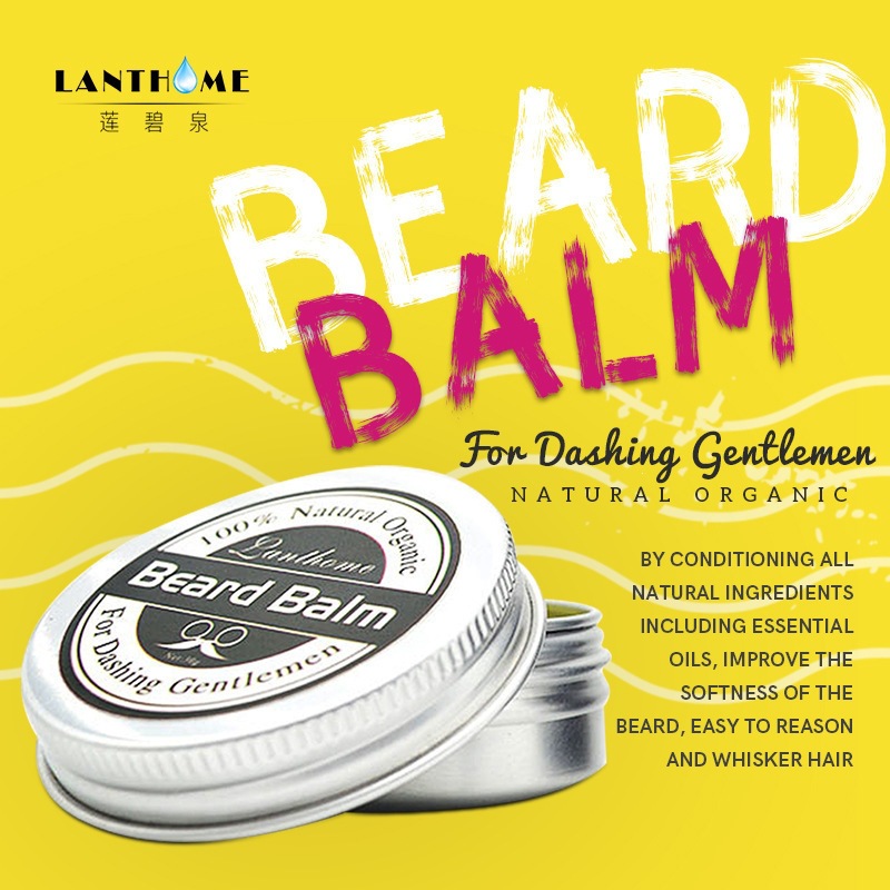Beard Oil - Baume à barbe naturel, cire et