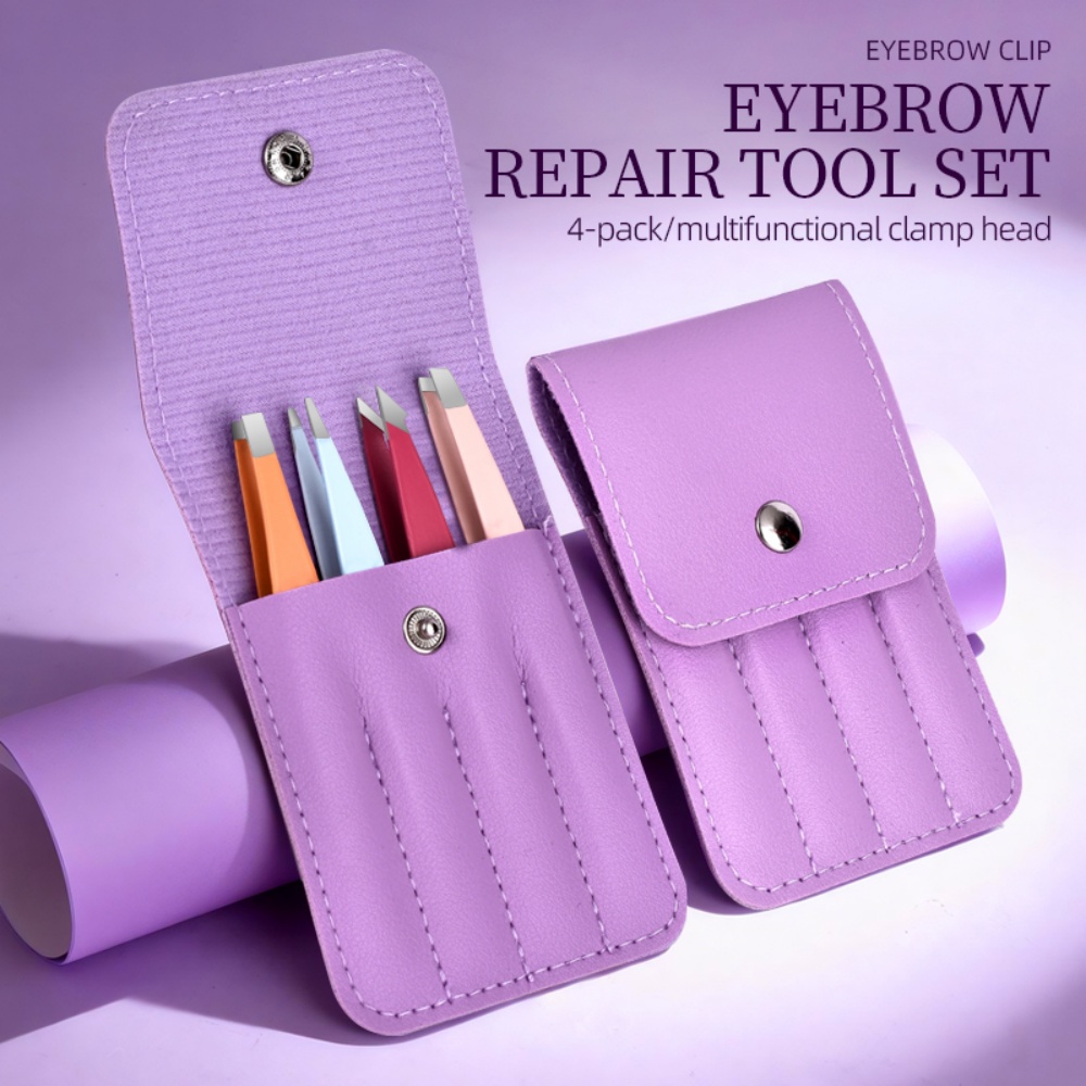 Grooming Kit - Ensemble professionnel de pinces à sourcils