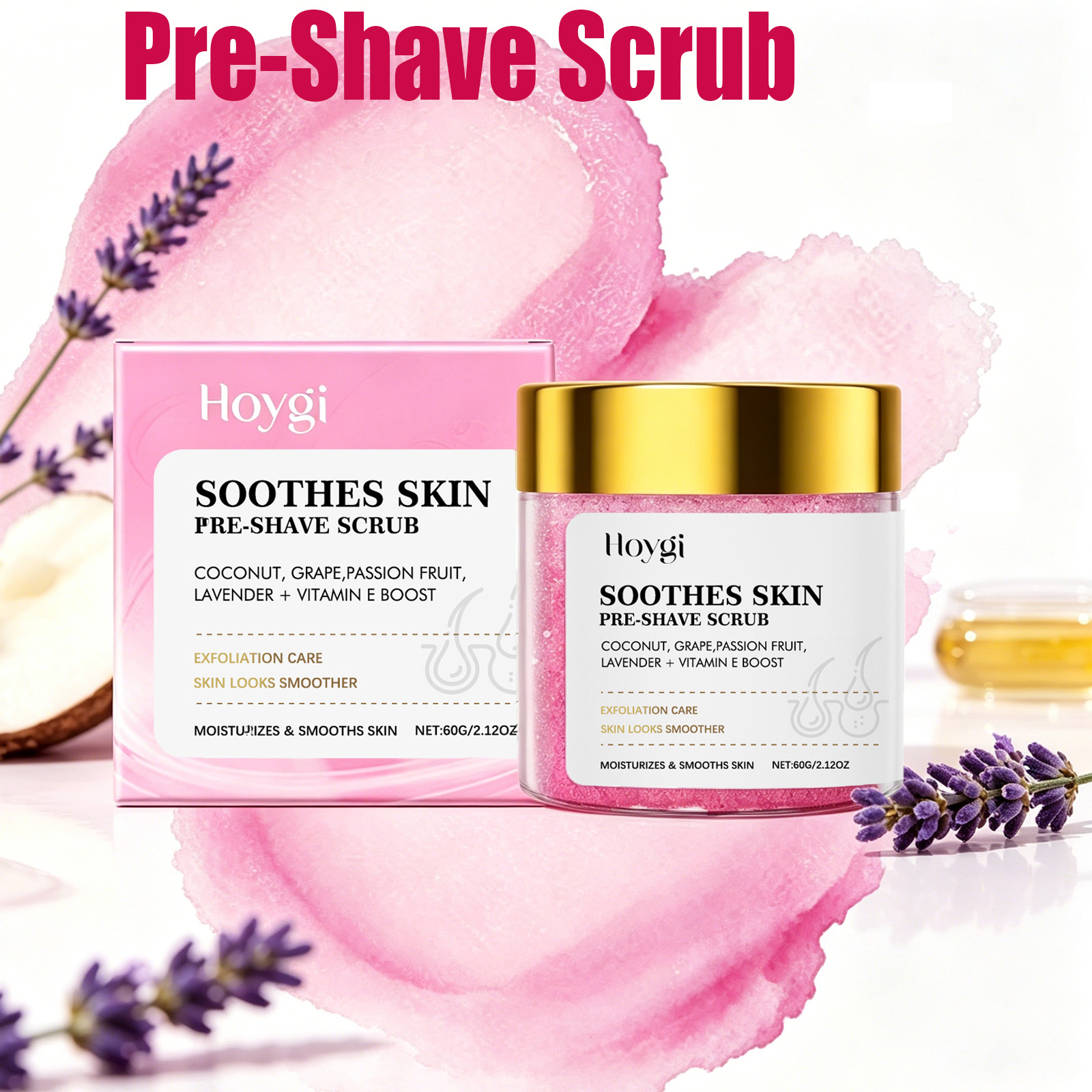 Shaving Cream - Gommage pré-rasage exfoliant doux pour une