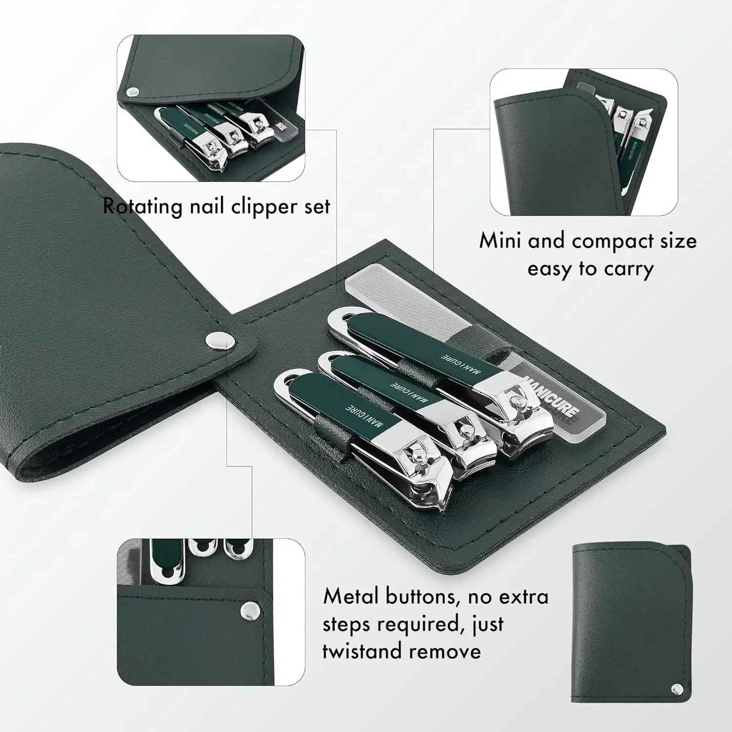 Kit de manucure professionnel  - Mens Grooming Travel Kit avis et prix