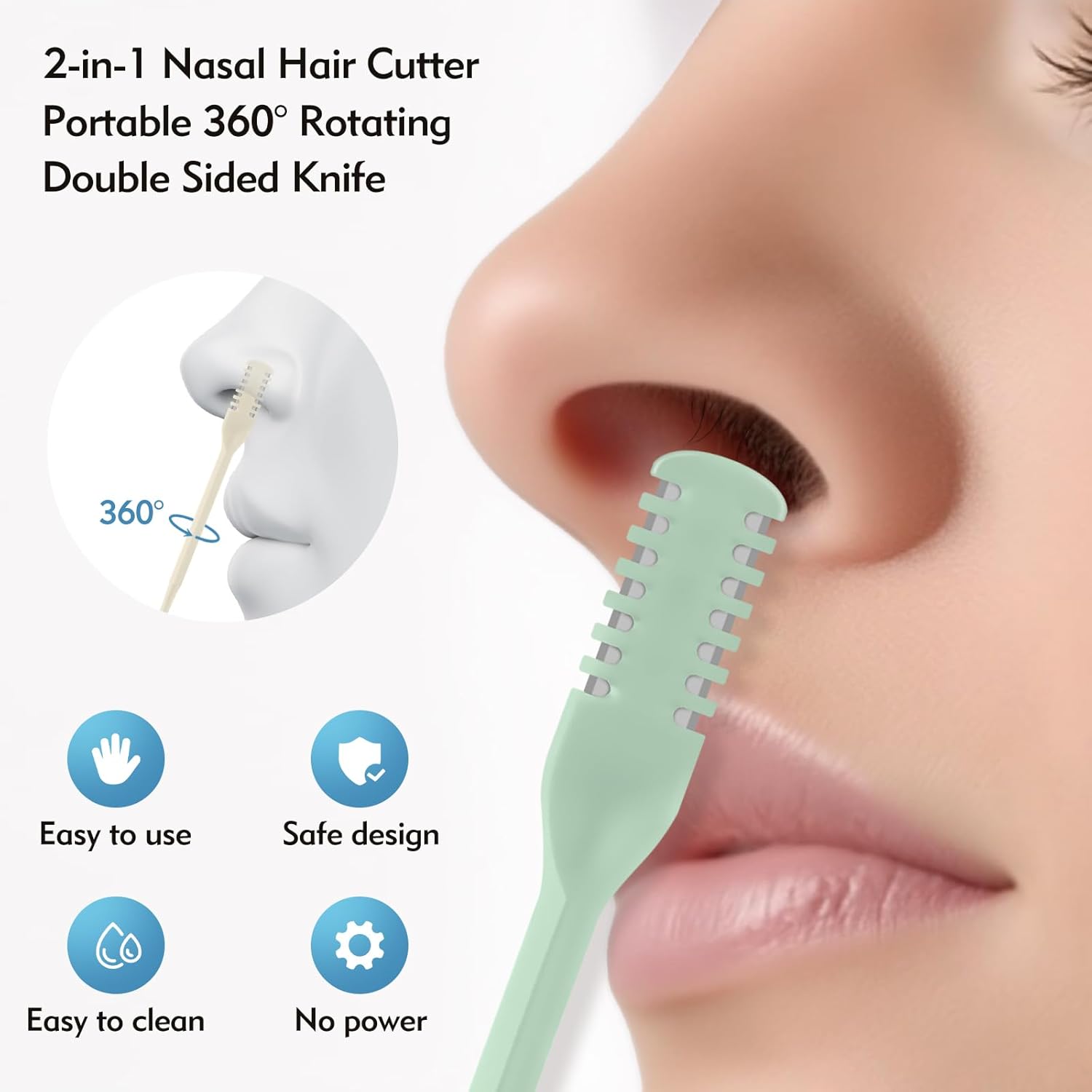 Lot de 5/20/50 coupe-nez 2-en- - Nose Trimmer avis et prix