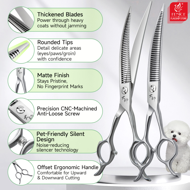 Ciseaux de toilettage pour ani - Grooming Scissors avis et prix