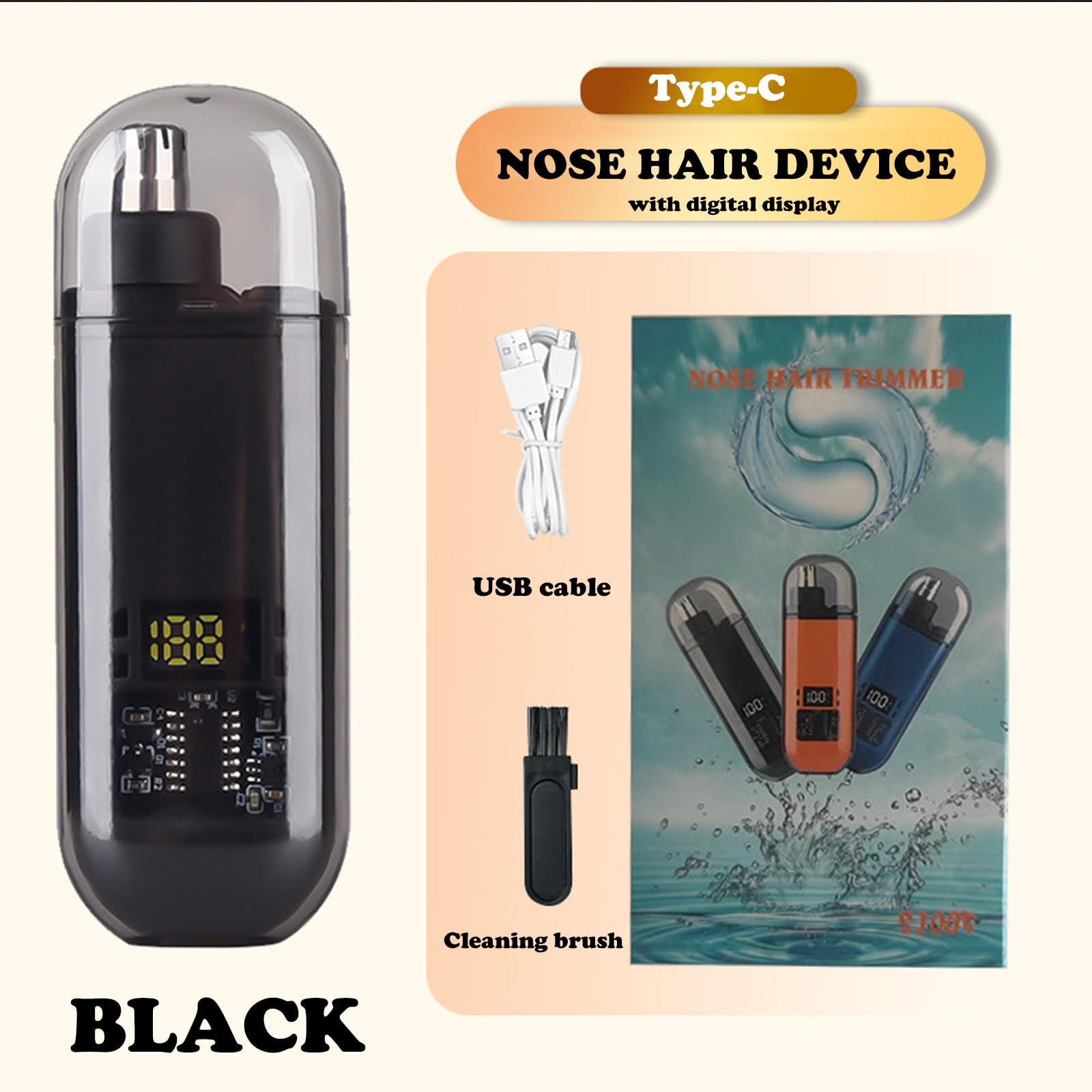 Tondeuse nez-oreilles recharge - Nose Trimmer avis et prix