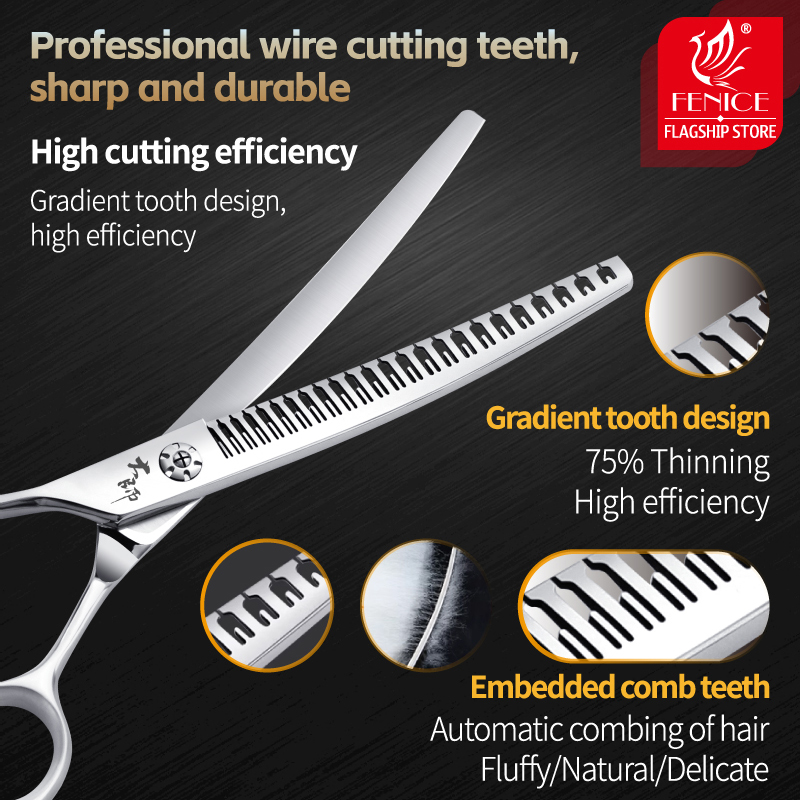 Fenice professionnel gaucher 7 - Grooming Scissors avis et prix