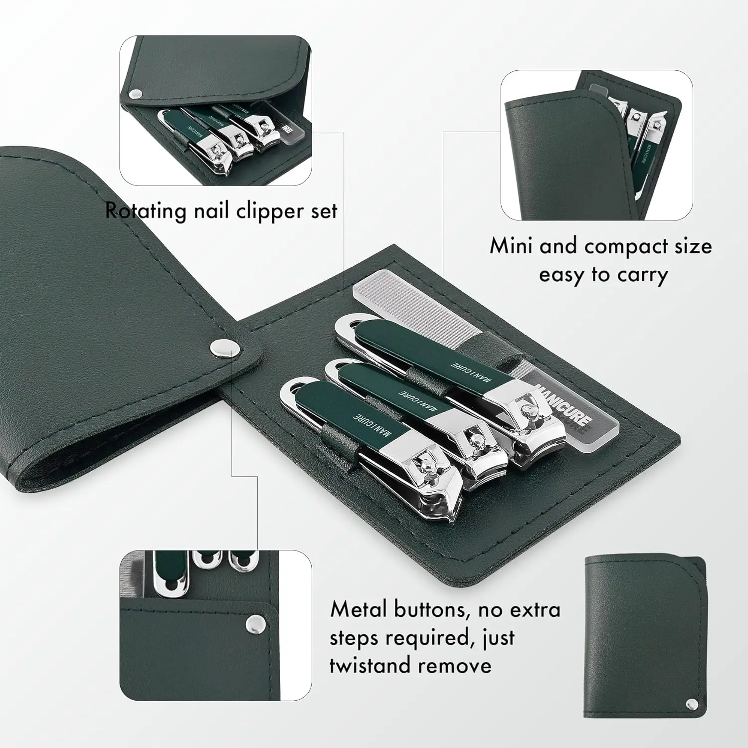 Kit de manucure professionnel  - Mens Grooming Travel Kit avis et prix