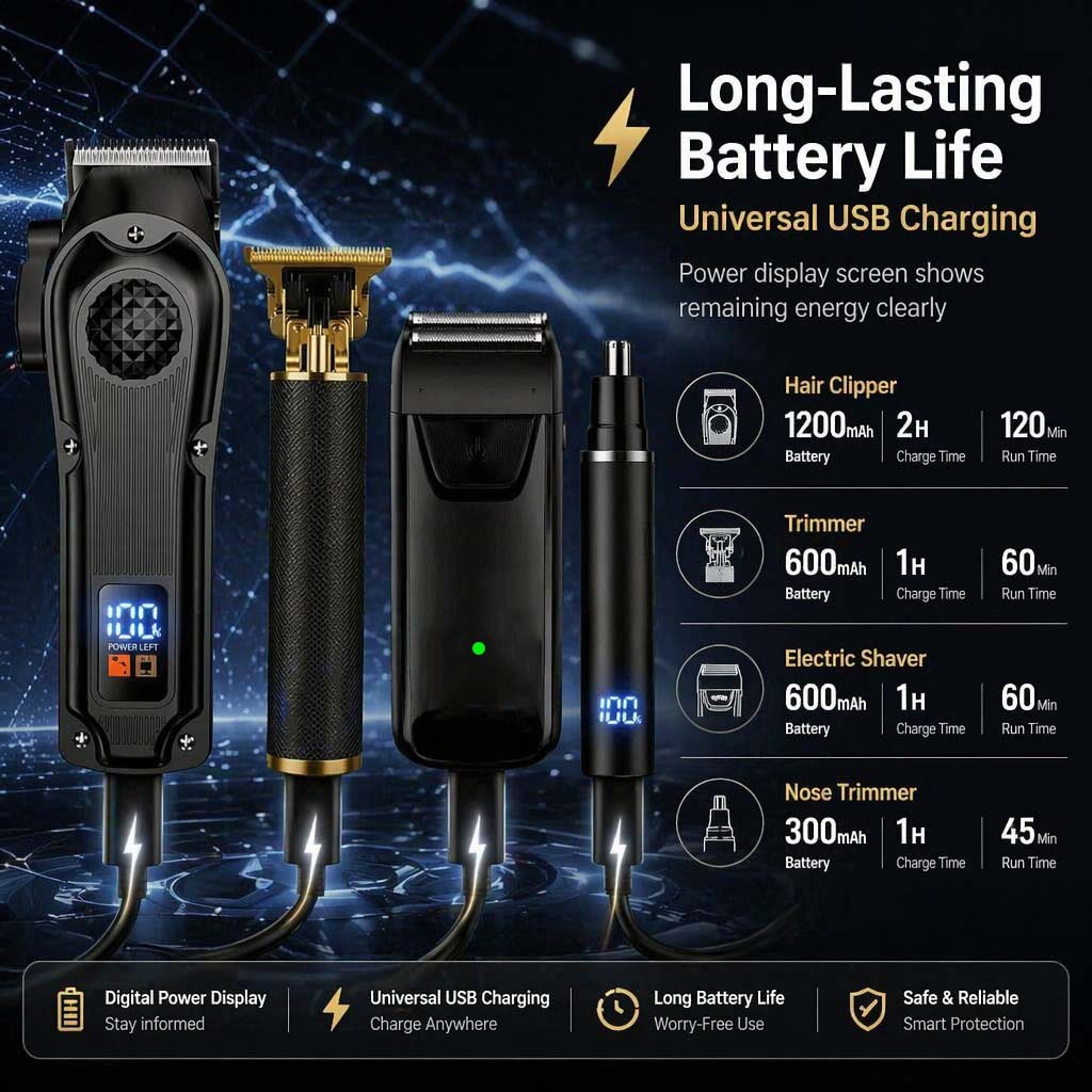 Ensemble de tondeuse à cheveux - Electric Shaver Rotary avis et prix