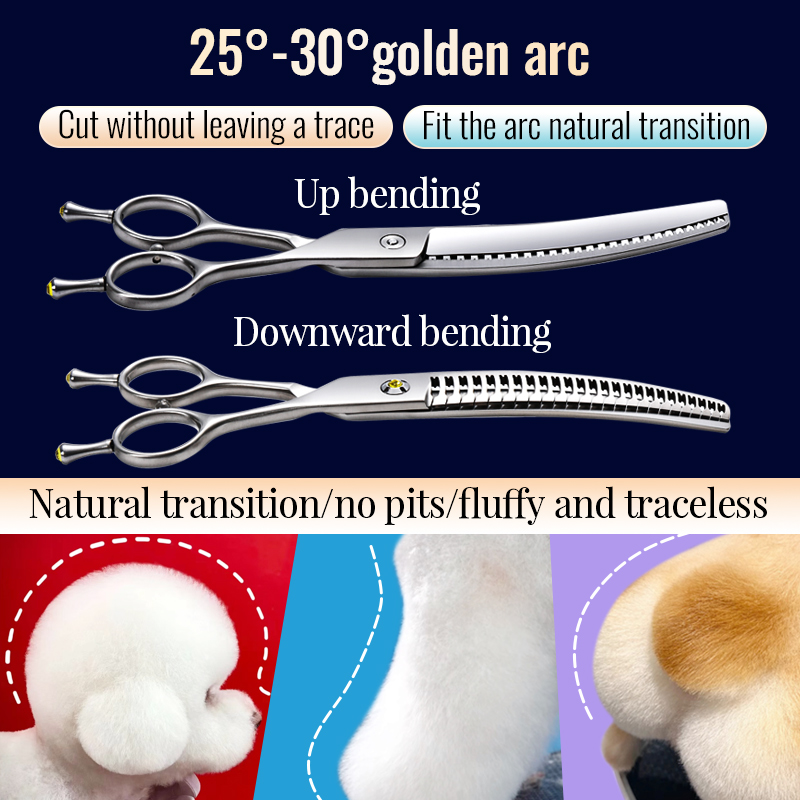 Fenice-Ciseaux naturels incurv - Grooming Scissors avis et prix