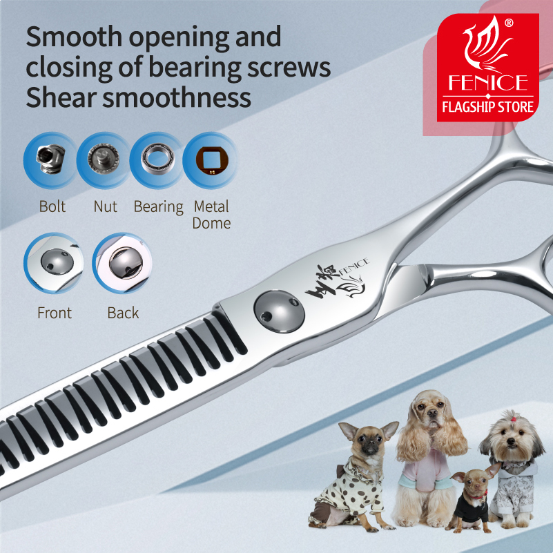 Fenice 7 pouces 3D dégradé san - Grooming Scissors avis et prix