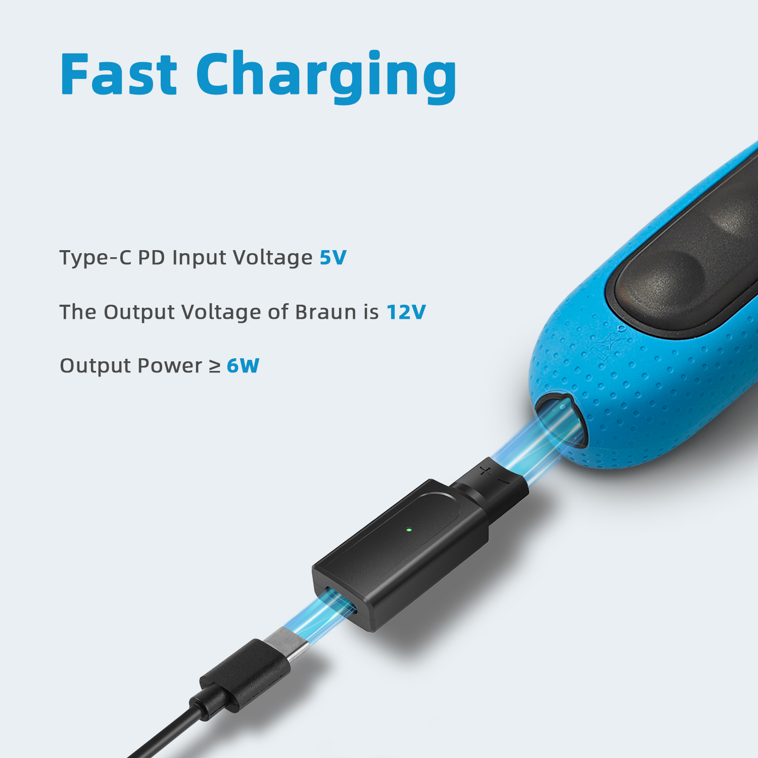 Brangdy 12V Type-C adaptateur  - Beard Trimmer avis et prix